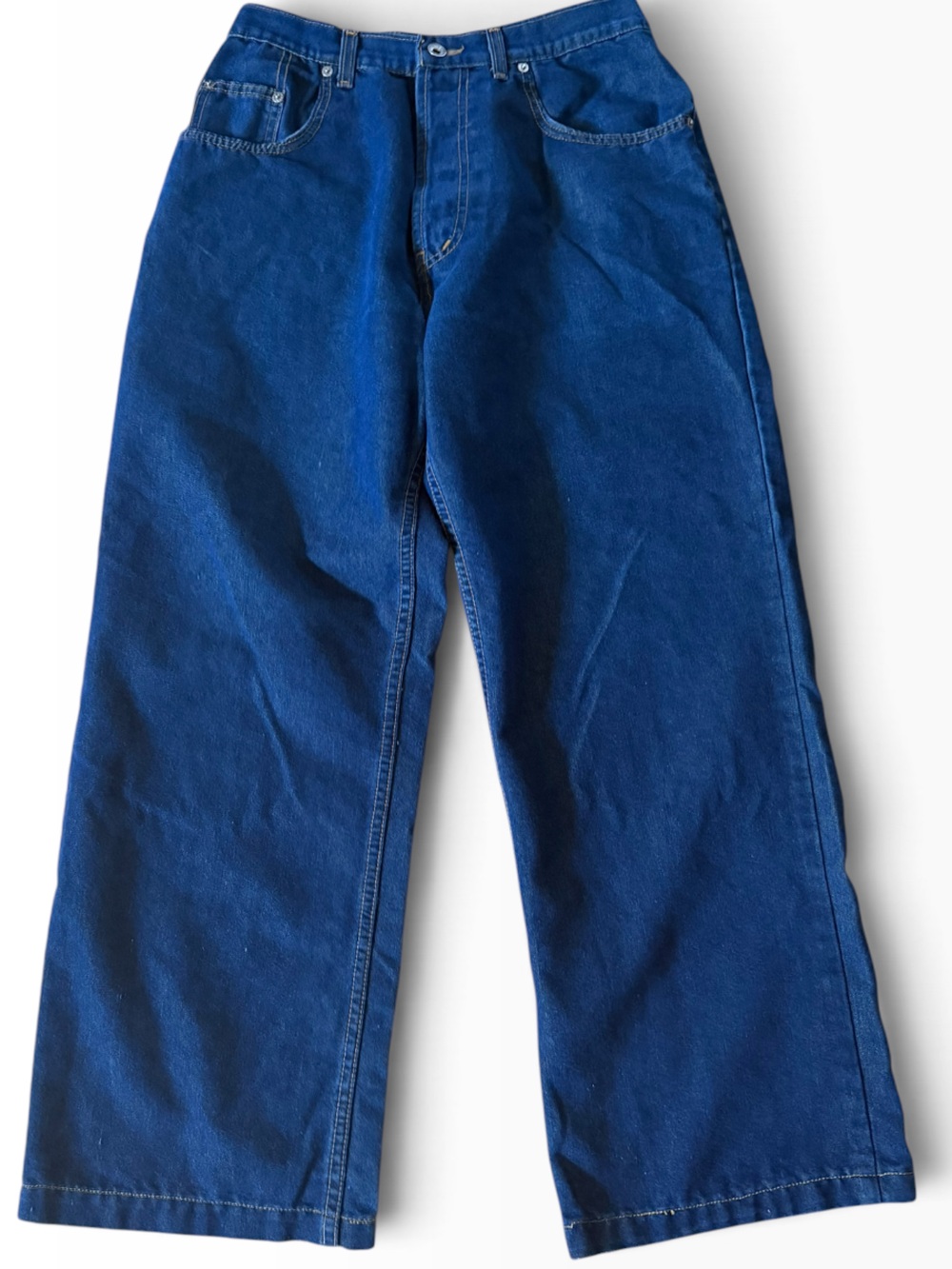 Vintage Pepe Jeans Relaxed Wide-Leg Jeans in Deep Blue size 33